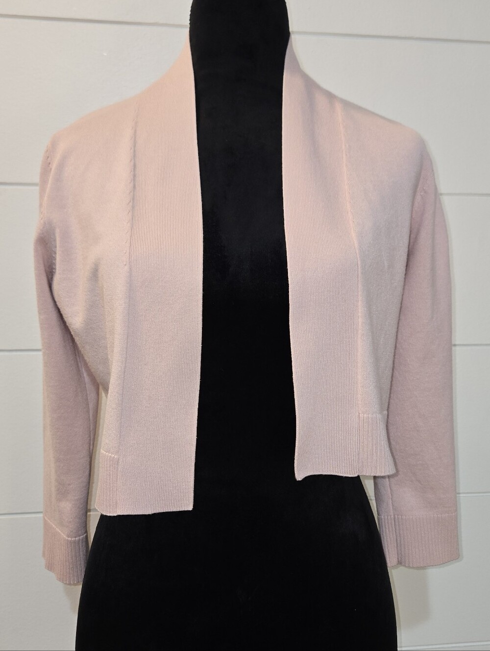 Calvin Klein Light Pink Shrug Cardigan Sweater